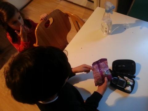 Little monkeys stealing my hypo treatments