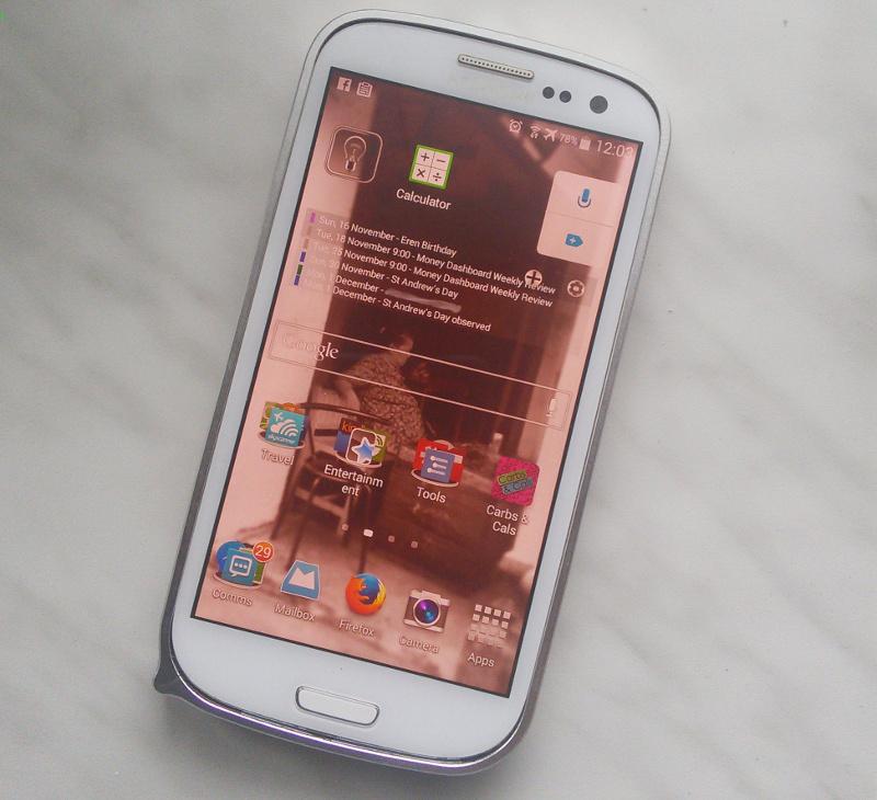 My trusty Samsung S3 My trusty Samsung S3