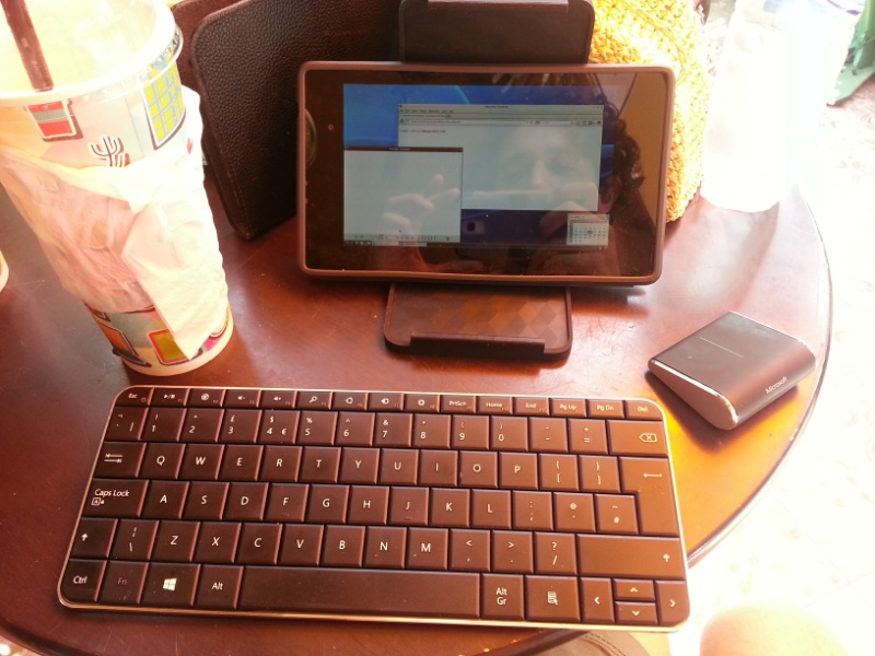 tablet computer with linux desktop
